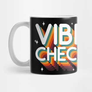 Vibe Check Emoji Meme Retro Vintage Mug